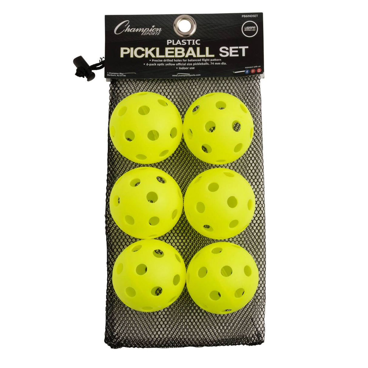 Champion Sports Recreational Indoor Pickleball Set Champion Sports