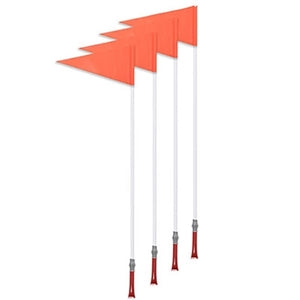 Champion Sports Spring Loaded Soccer Corner Flags