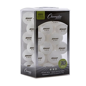 Champion Sports 3 Star Tournament Table Tennis Balls Champion Sports