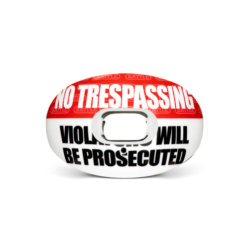 Battle No Trespassing Oxygen Football Mouthguard