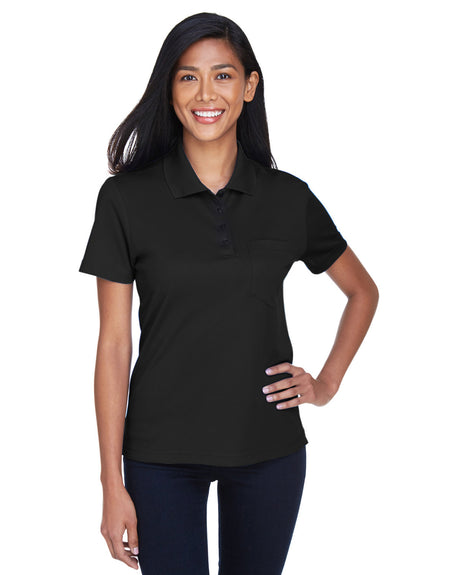 CORE365 Ladies' Origin Performance Piqué Polo with Pocket CORE365
