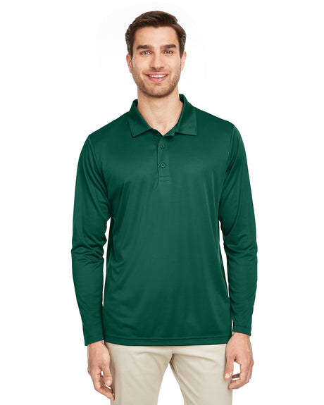 Team 365 Men's Zone Performance Long Sleeve Polo Team 365