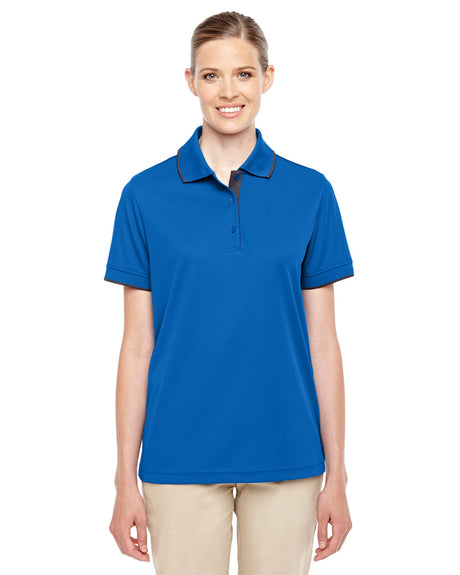 CORE365 Ladies' Motive Performance Piqué Polo with Tipped Collar CORE365