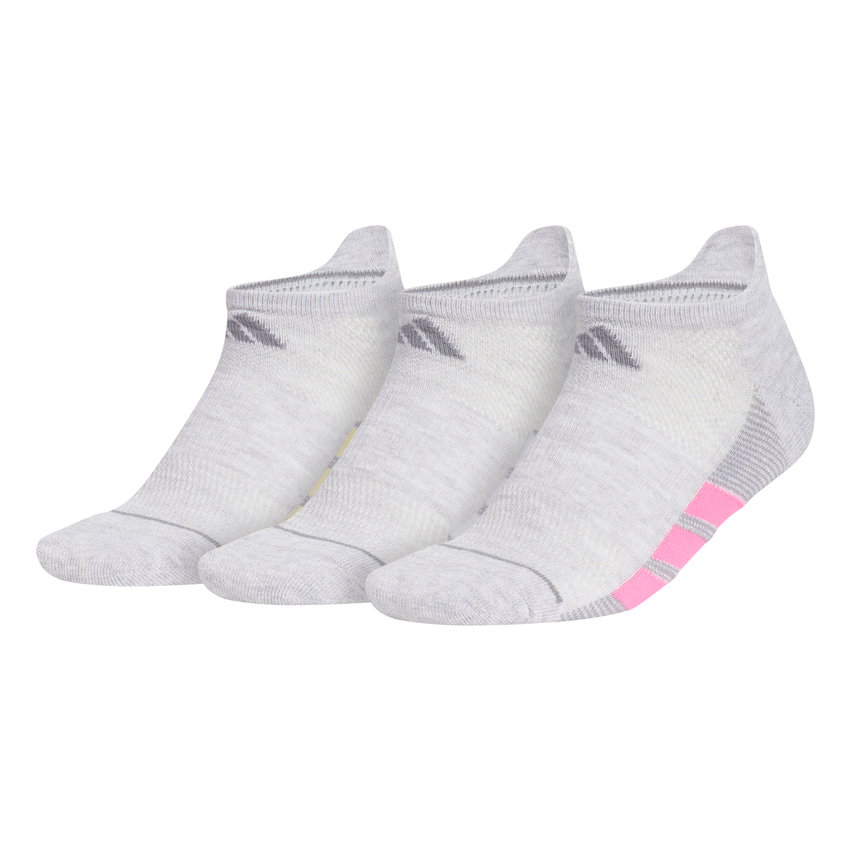 adidas Women's All Day Training 3-Pack No Show Sock Unisex Accessories Socks