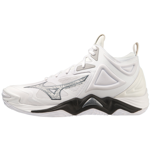 Mizuno Adult Wave Momentum 3 Mid Volleyball Shoes-1