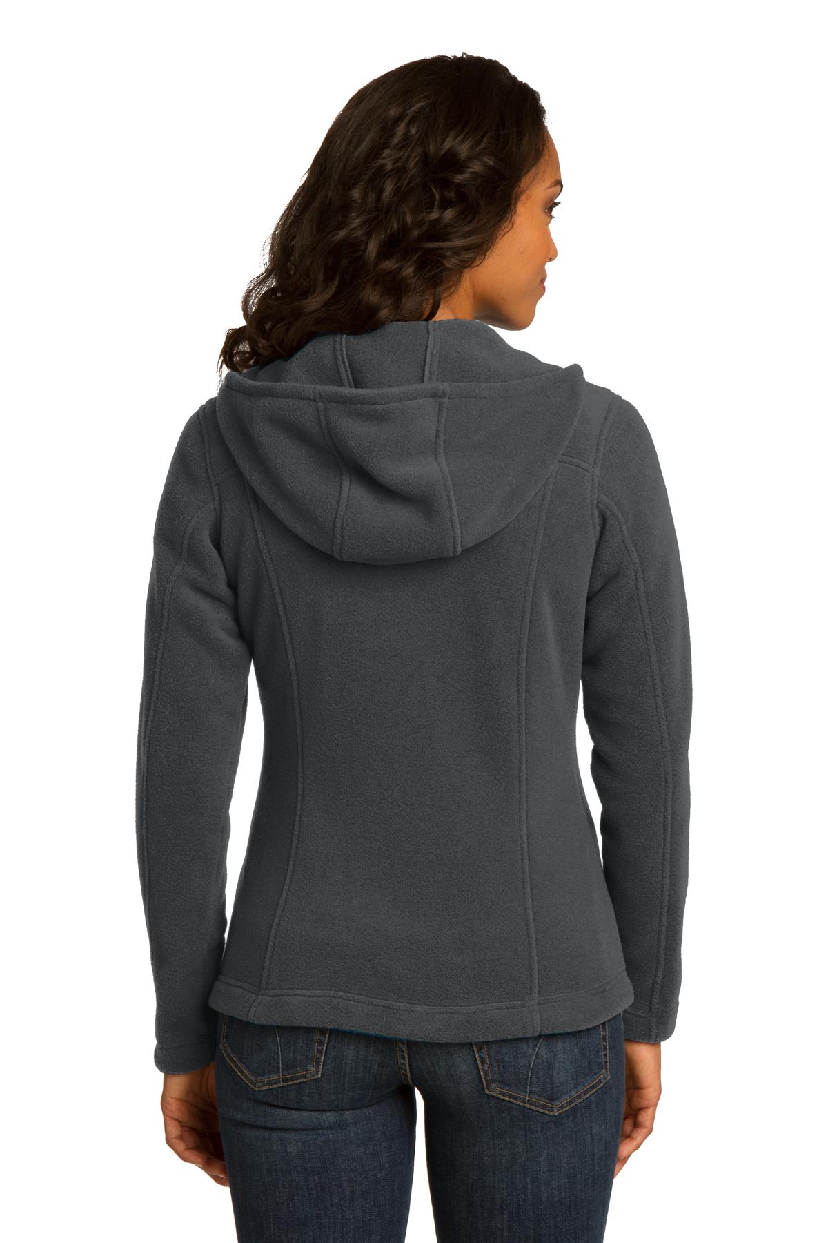 Eddie Bauer Ladies Hooded Full-Zip Fleece Jacket. EB206 Eddie Bauer