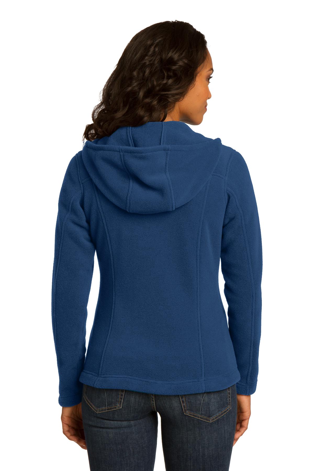 Eddie Bauer Ladies Hooded Full-Zip Fleece Jacket. EB206 Eddie Bauer