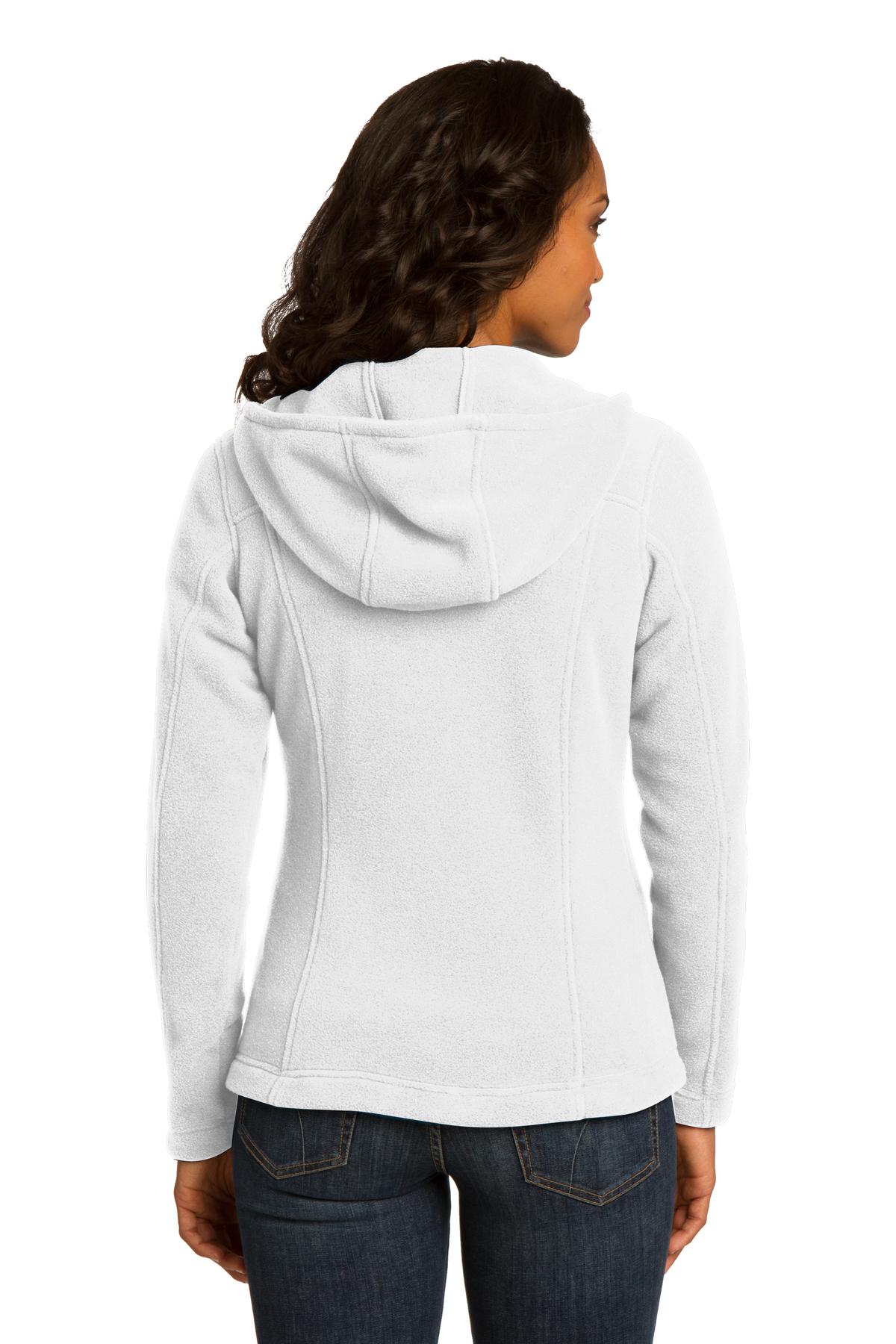 Eddie Bauer Ladies Hooded Full-Zip Fleece Jacket. EB206 Eddie Bauer