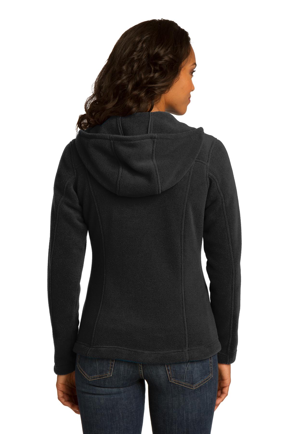 Eddie Bauer Ladies Hooded Full-Zip Fleece Jacket. EB206 Eddie Bauer