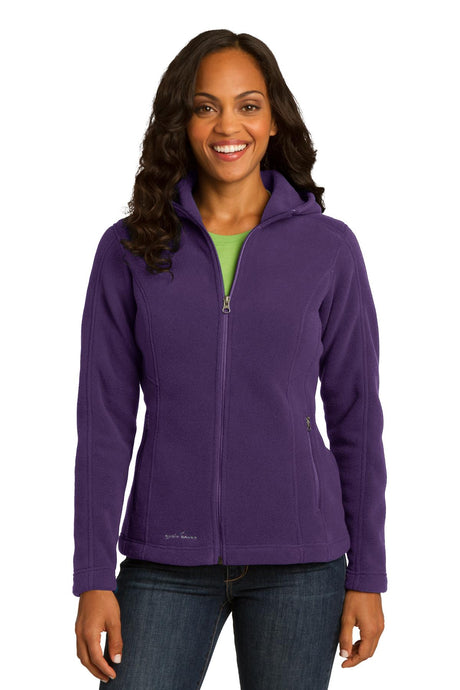 Eddie Bauer Ladies Hooded Full-Zip Fleece Jacket. EB206 Eddie Bauer