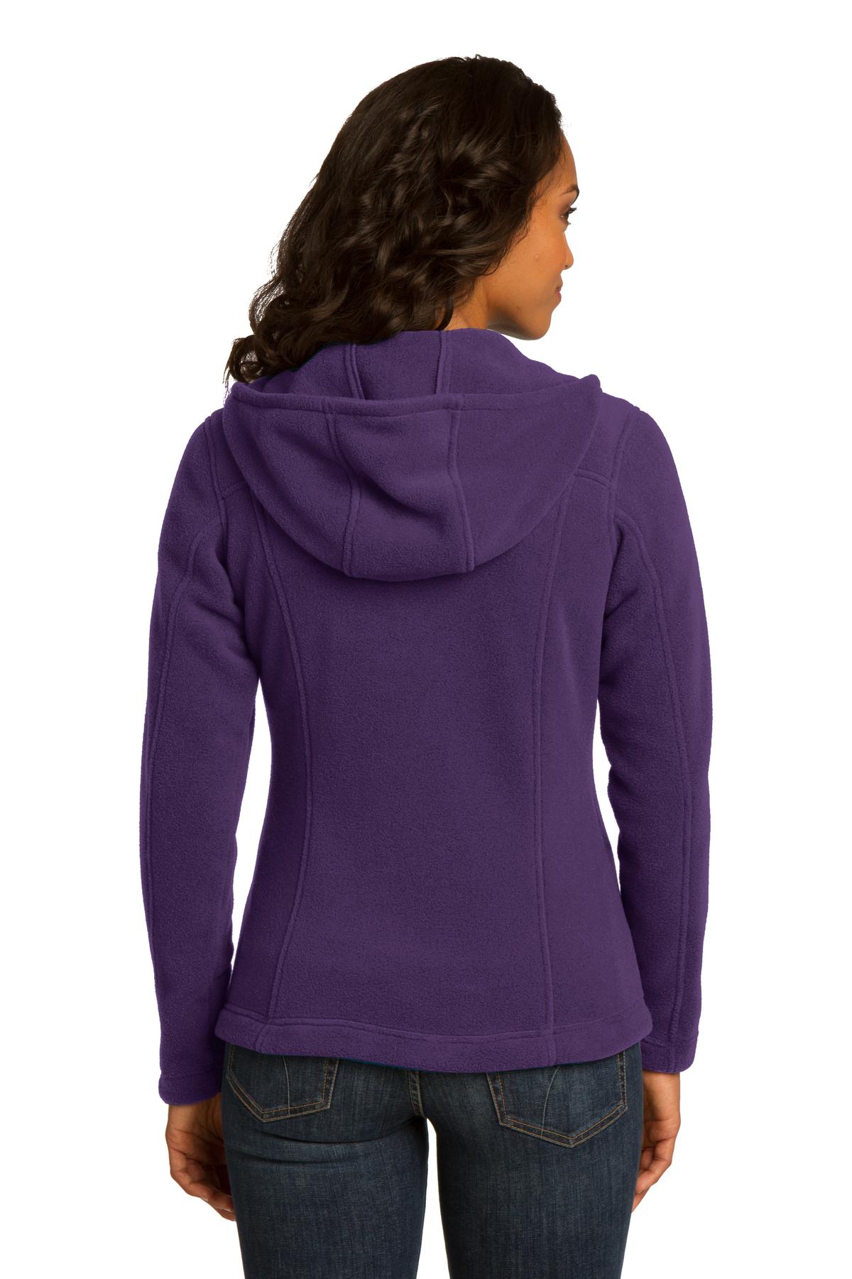 Eddie Bauer Ladies Hooded Full-Zip Fleece Jacket. EB206 Eddie Bauer
