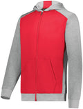 Augusta Youth Three-Season Fleece Full Zip Hoodie Augusta