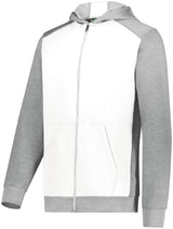 Augusta Youth Three-Season Fleece Full Zip Hoodie Augusta