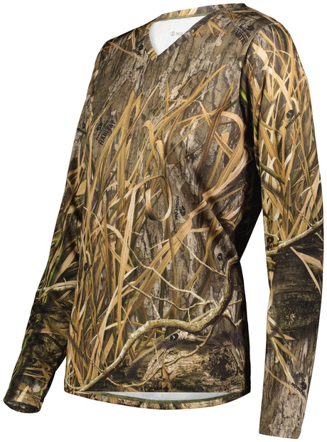 Holloway Women's Mossy Oak® Momentum Long Sleeve Tee Holloway