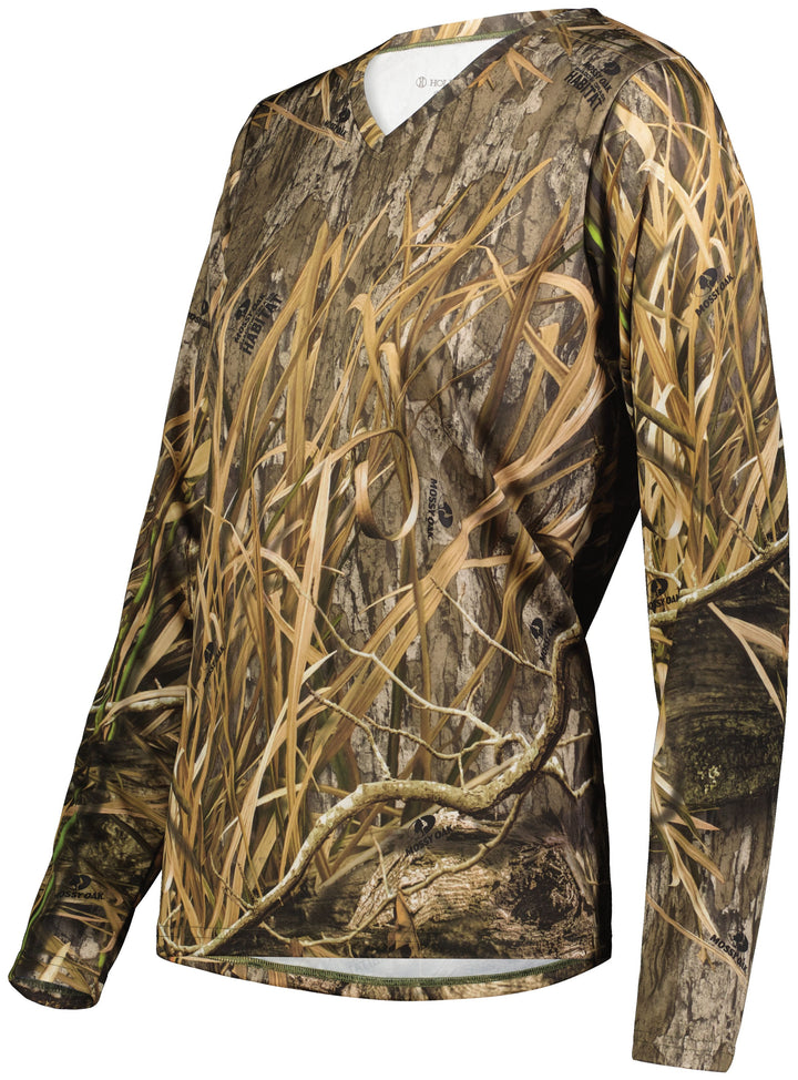 Holloway Women's Mossy Oak® Momentum Long Sleeve Tee Holloway