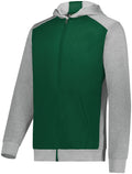 Augusta Youth Three-Season Fleece Full Zip Hoodie Augusta