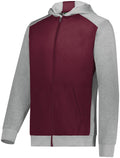 Augusta Youth Three-Season Fleece Full Zip Hoodie Augusta