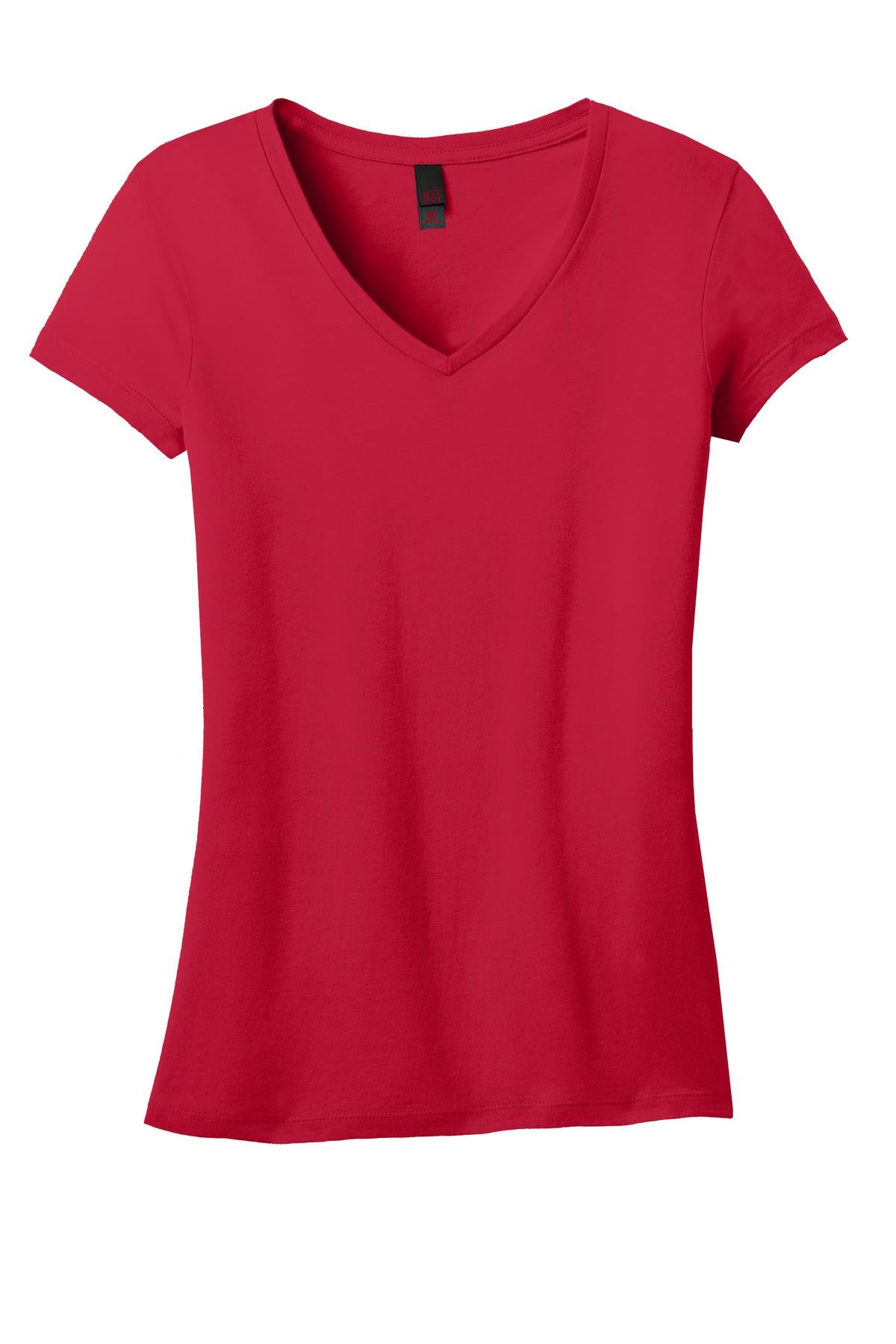 District Juniors Soft Wash V-Neck Tee. DT4501 District