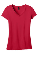 District Juniors Soft Wash V-Neck Tee. DT4501 District