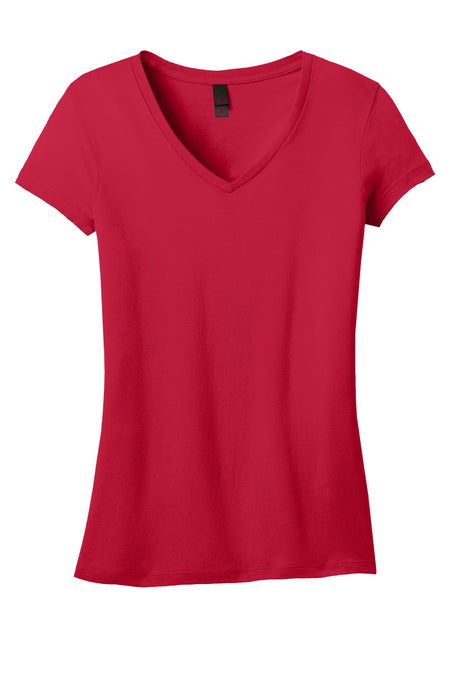District Juniors Soft Wash V-Neck Tee. DT4501 District