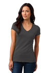 District Juniors Soft Wash V-Neck Tee. DT4501 District