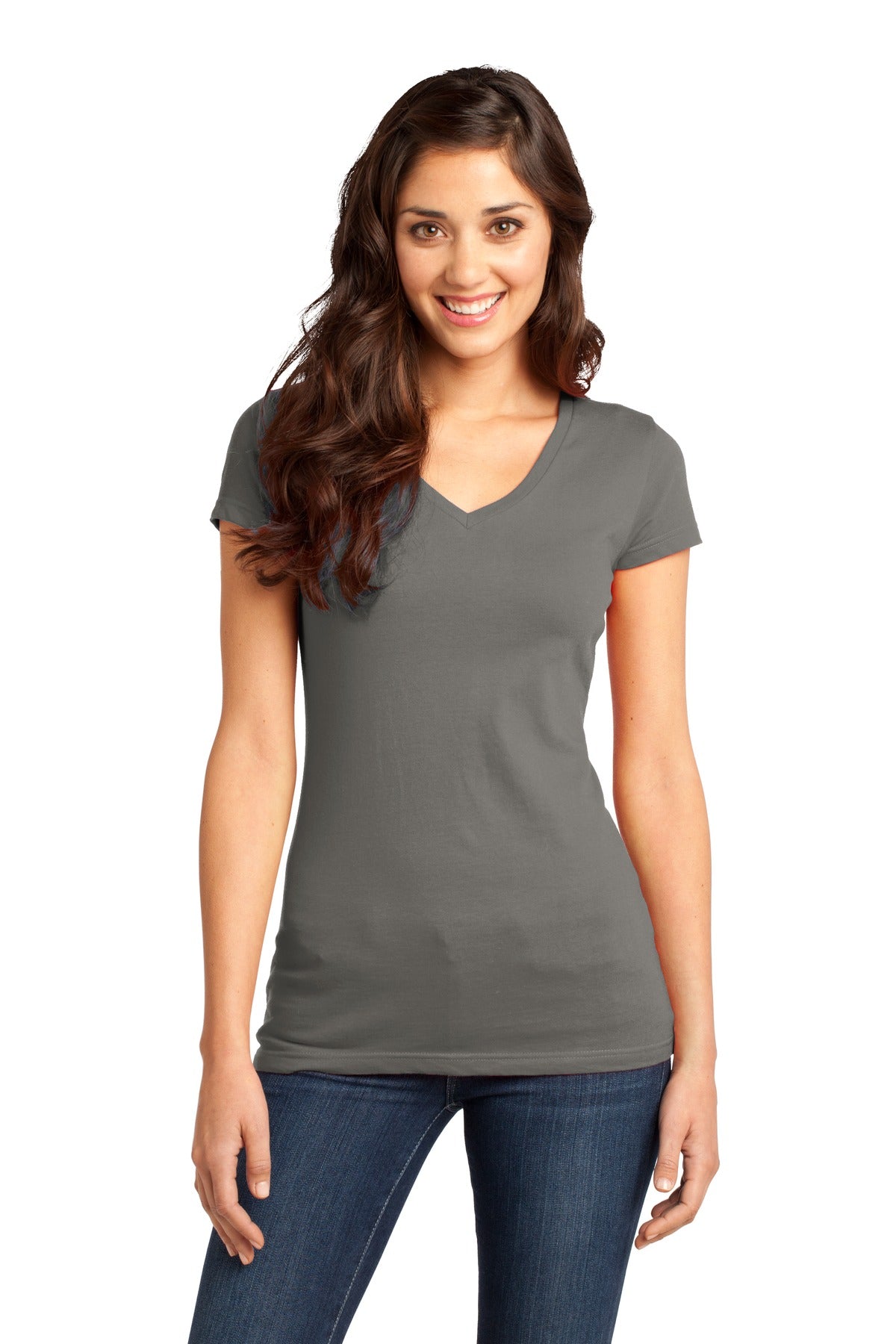District Women's   Juniors Very Important Tee   V-Neck