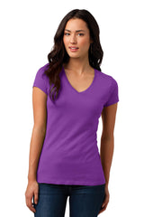 District Juniors Soft Wash V-Neck Tee. DT4501 District