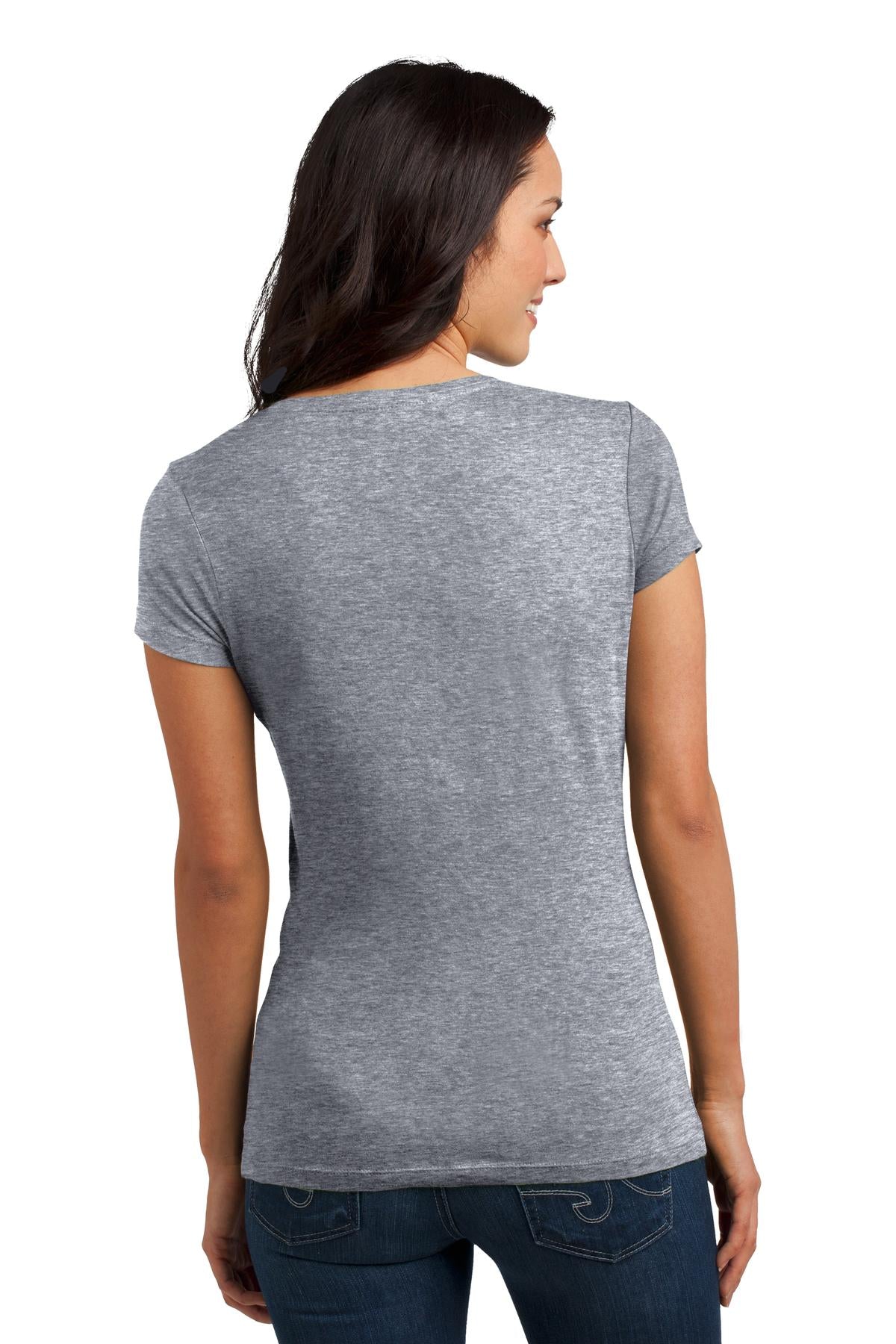 District Juniors Soft Wash V-Neck Tee. DT4501 District