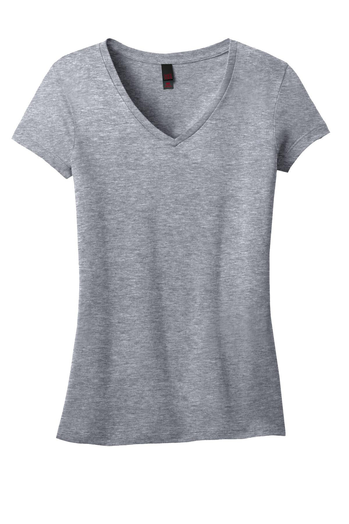 District Juniors Soft Wash V-Neck Tee. DT4501 District