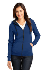District Juniors The Concert Fleece Full-Zip Hoodie. DT801 District