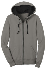 District Juniors The Concert Fleece Full-Zip Hoodie. DT801 District