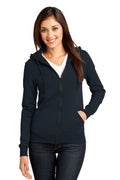 District Juniors The Concert Fleece Full-Zip Hoodie. DT801 District