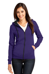 District Juniors The Concert Fleece Full-Zip Hoodie. DT801 District