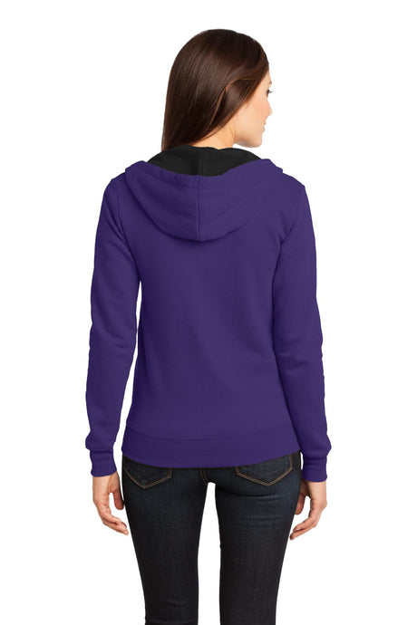 District Juniors The Concert Fleece Full-Zip Hoodie. DT801 District