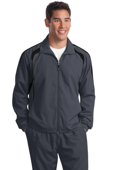 Sport-Tek Men's   Tall Colorblock Raglan Jacket