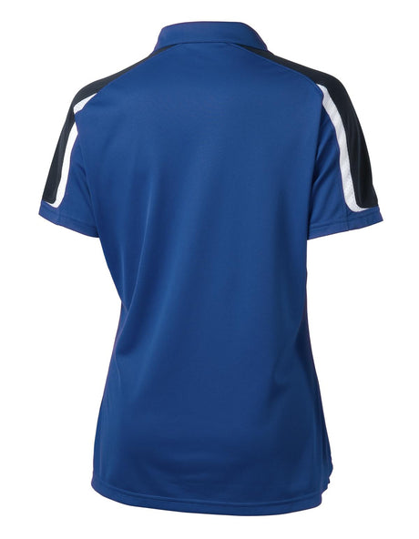 Sport-Tek Women's Tricolor Shoulder Micropique Sport-Wick Polo LST658 Womens Apparel Shirts & Tops