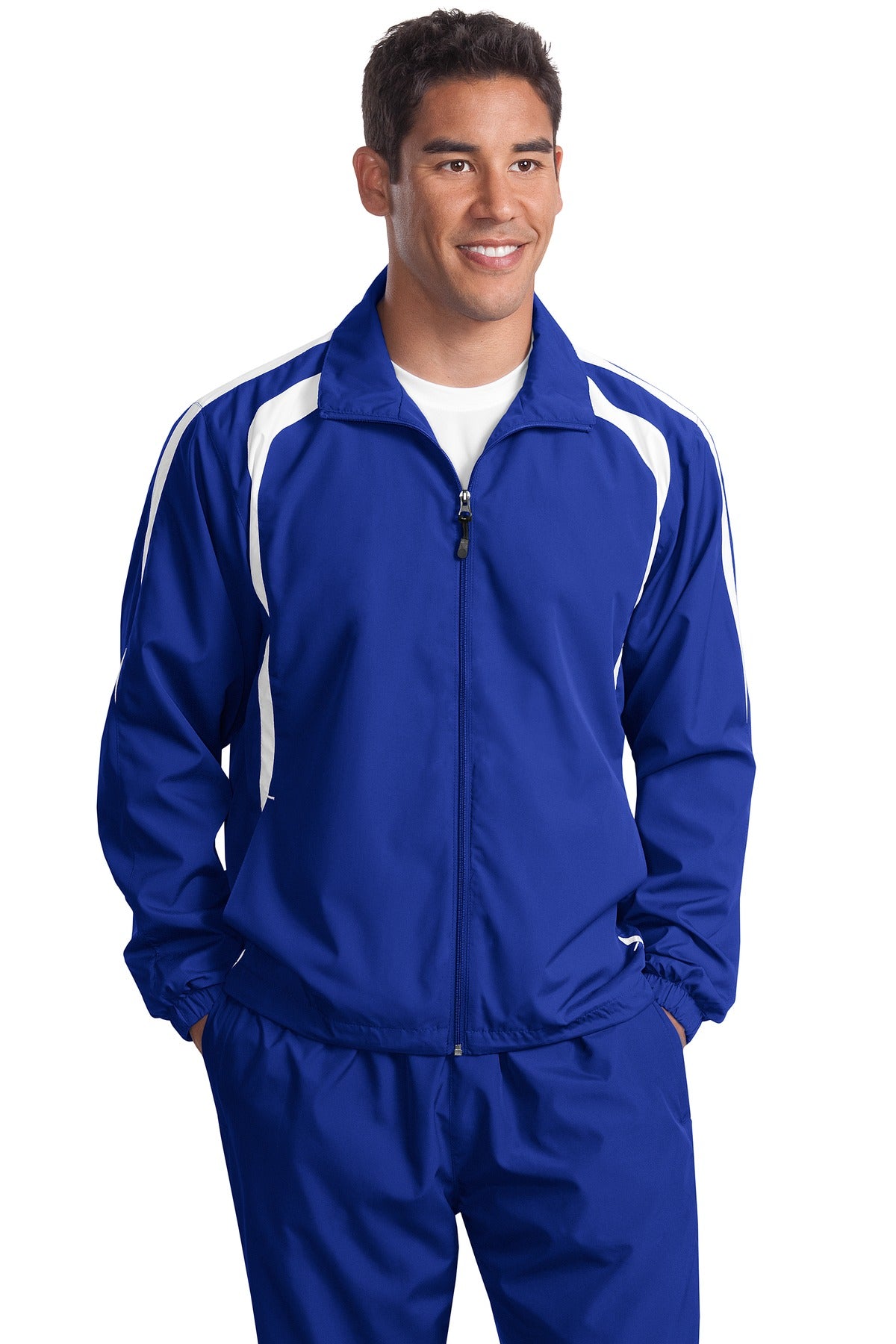 Sport-Tek Men's   Tall Colorblock Raglan Jacket