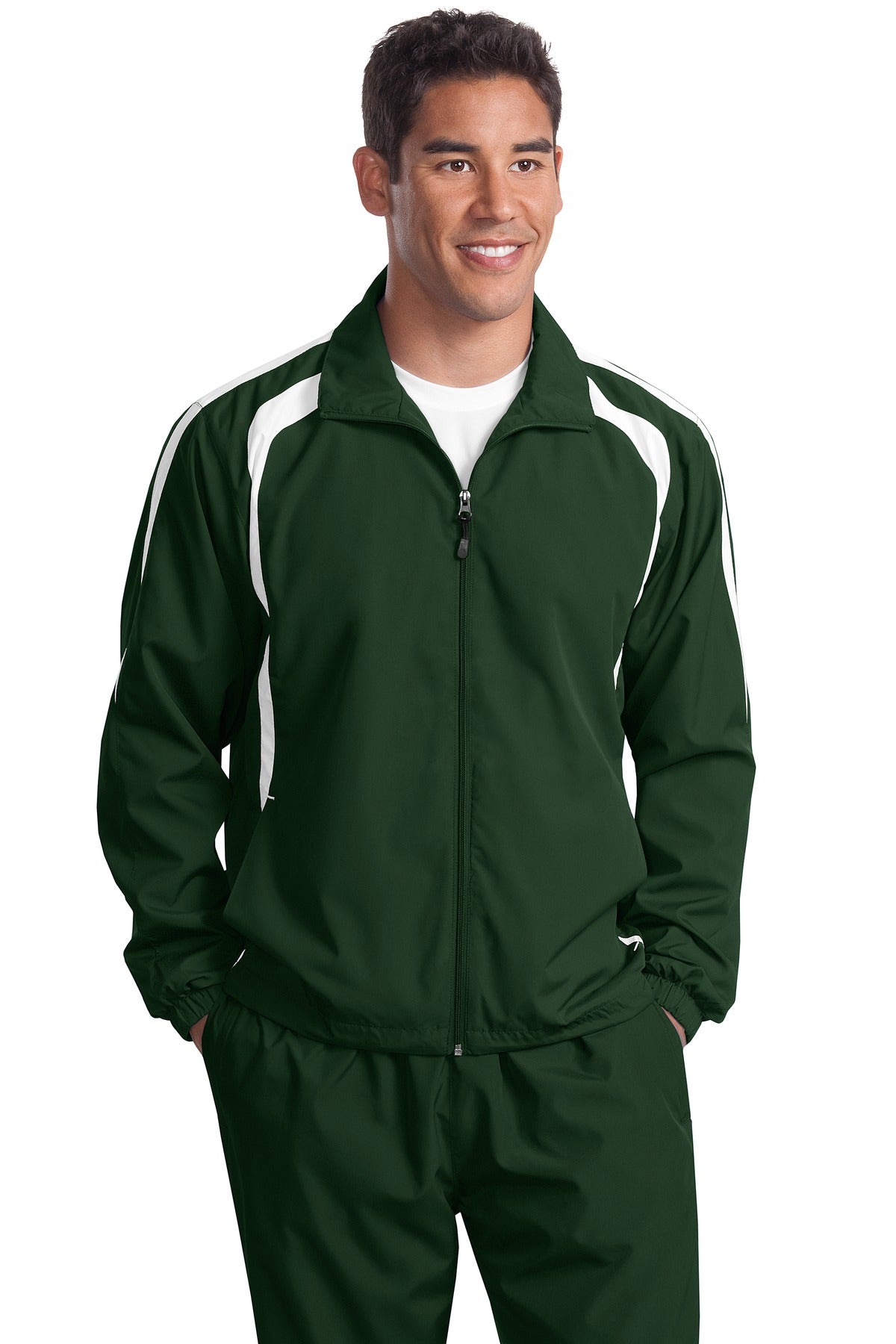 Sport-Tek Men's   Tall Colorblock Raglan Jacket