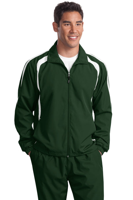 Sport-Tek Men's   Tall Colorblock Raglan Jacket