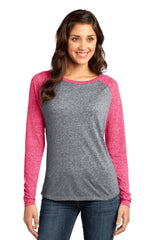 District    Juniors Microburn   Long Sleeve Raglan Tee