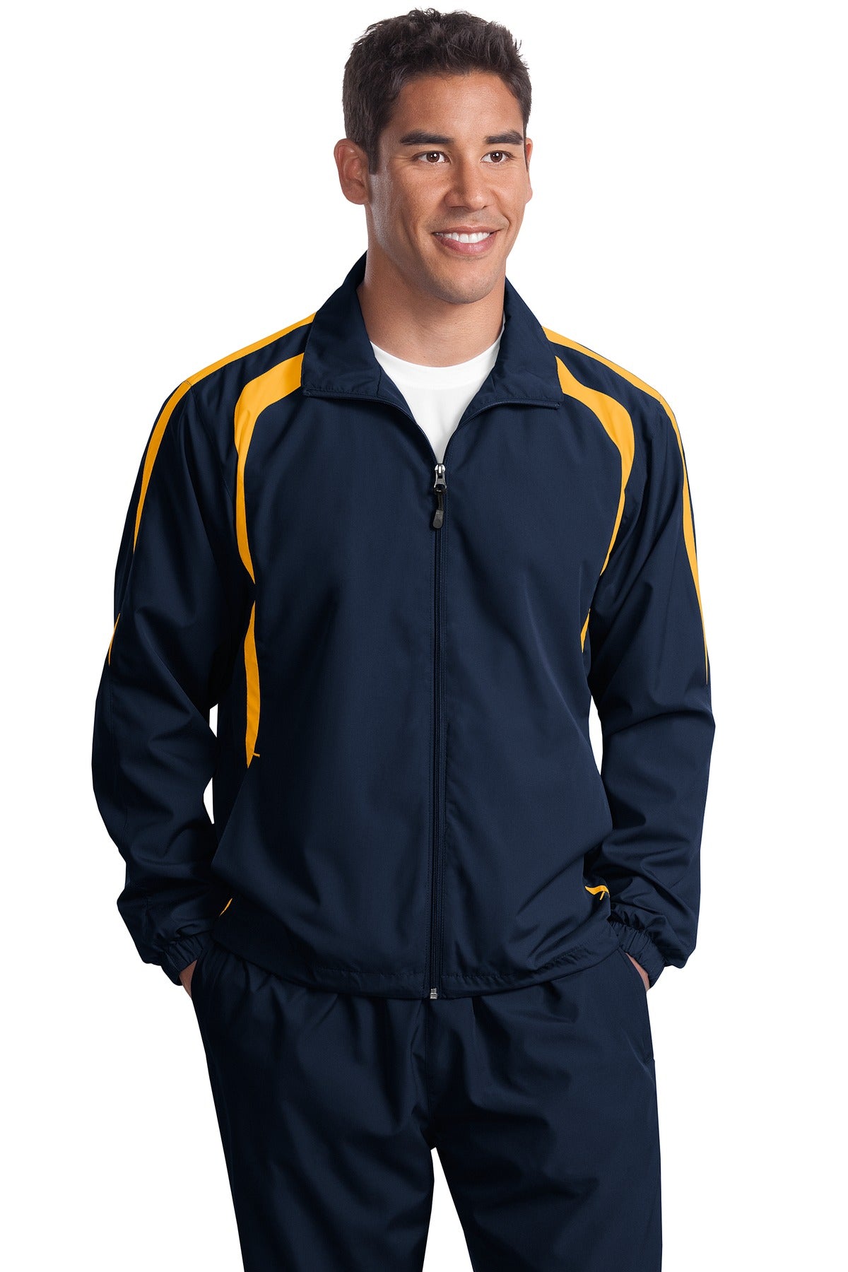 Sport-Tek Men's   Tall Colorblock Raglan Jacket
