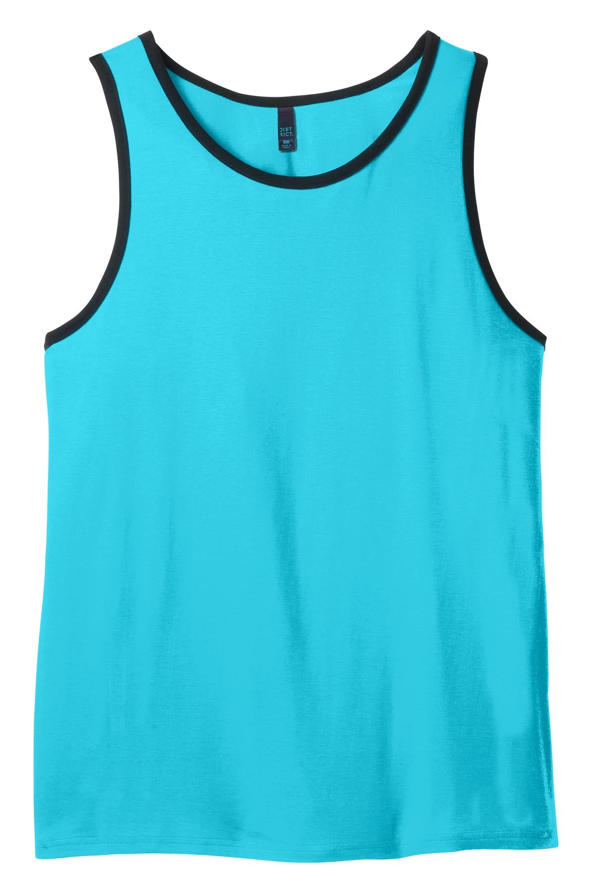 District Youth Cotton Ringer Tank Top DT1500 District