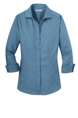 Red House Women's 3/4-Sleeve Nailhead Non-Iron Shirt. RH69 Red House