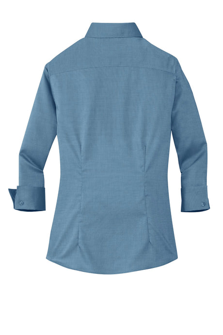 Red House Women's 3/4-Sleeve Nailhead Non-Iron Shirt. RH69 Red House