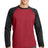 Sport-Tek Men's   Sport-Wick   Raglan Colorblock Fleece Crewneck