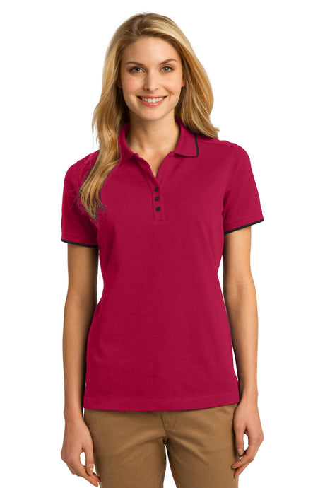 Port Authority Women's   Rapid Dry Tipped Polo