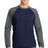 Sport-Tek Men's   Sport-Wick   Raglan Colorblock Fleece Crewneck