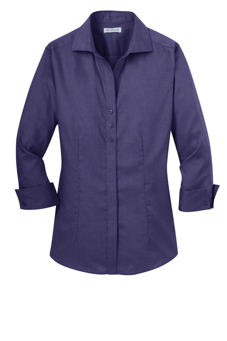 Red House Women's 3/4-Sleeve Nailhead Non-Iron Shirt. RH69 Red House
