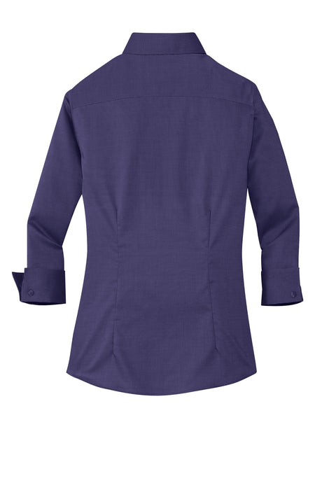 Red House Women's 3/4-Sleeve Nailhead Non-Iron Shirt. RH69 Red House
