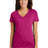 District Women's    Super Slub   V-Neck Tee